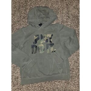 Nike Sweatshirt Size Large Youth Kids Nike Hoodie Just Do It Camo Graphic Print